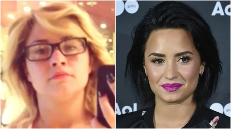 Demi Lovato sem maquiagem